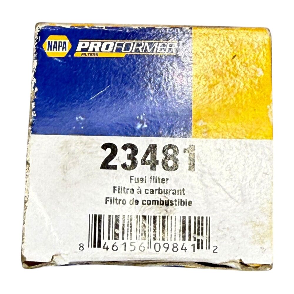 NAPA ProFormer Fuel Filter #23481 Cellulose In-Line Engine Protection - Picture 2 of 5
